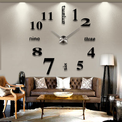 Modern Personality Art 3D Wall Clock Fashion Classic Clock