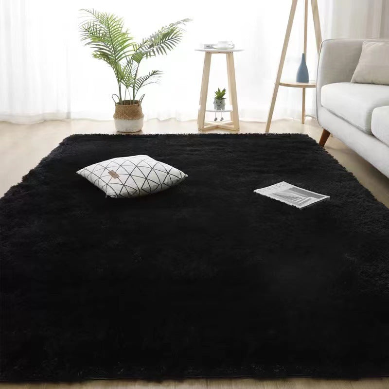 Nordic Fluffy Carpet Rugs For Bedroomliving Room Rectangle Large Size Plush Anti-slip Soft Carpet White Red 13 Colors